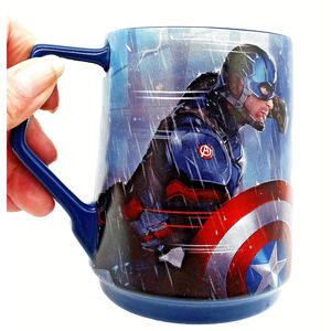 Marvel Civil War Captain America Iron Man Ceramic Coffee Cup Mug by Disney